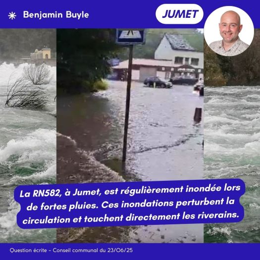 Inondations récurrentes de la&nbsp;RN582