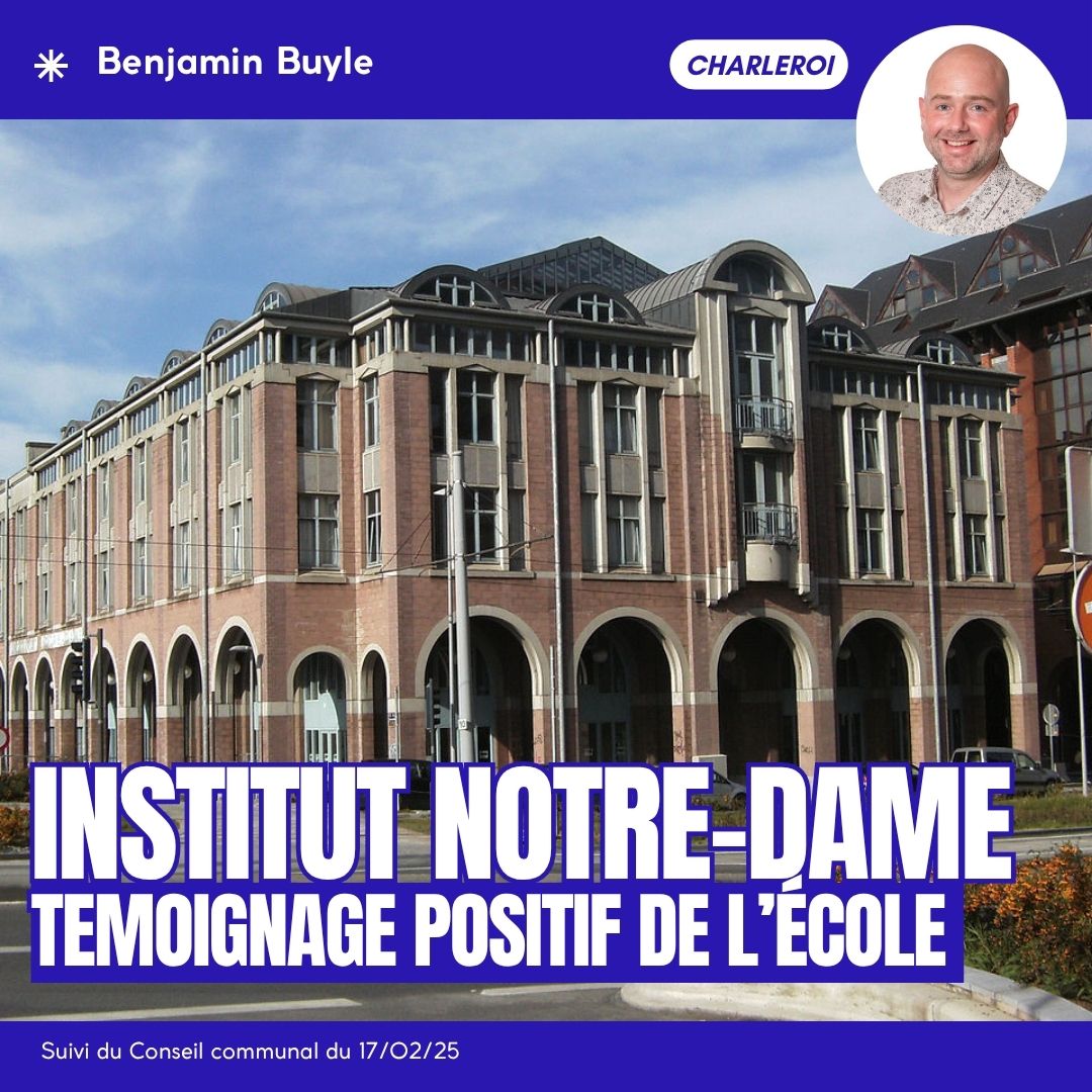 Témoignage positif de l'Institut Notre-Dame suite à mon intervention de février 2025. L'insécurité à diminué.