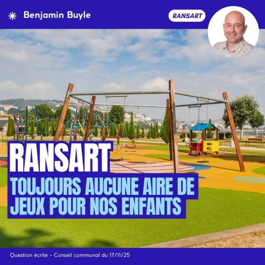 Ransart : toujours aucune aire de jeux pour nos&nbsp;enfants