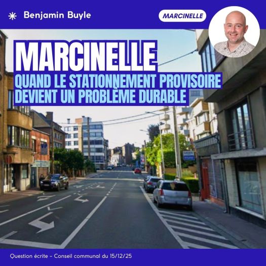 Marcinelle : quand le stationnement provisoire devient un problème&nbsp;durable
