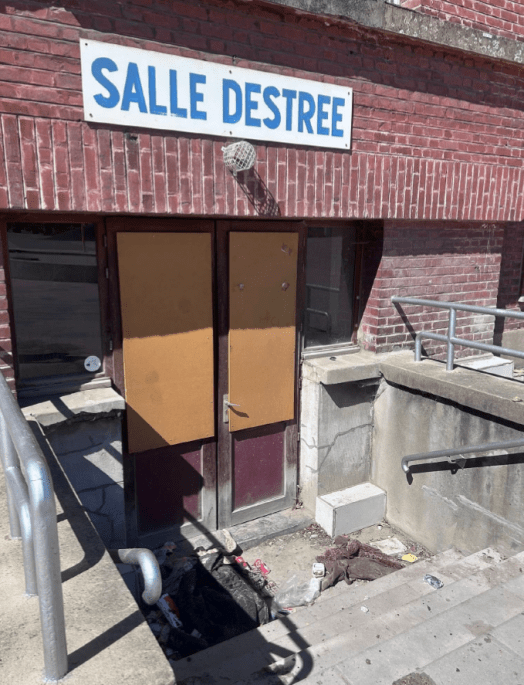 Situation et avenir de la salle Destrée à&nbsp;Gilly
